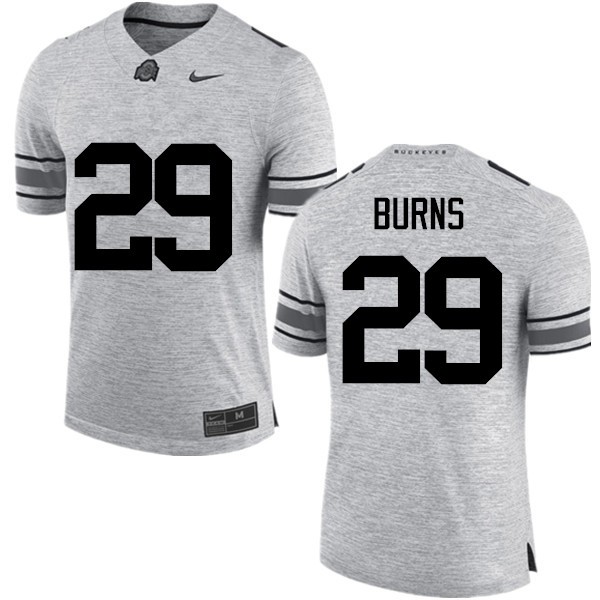 Ohio State Buckeyes #29 Rodjay Burns Men University Jersey Gray